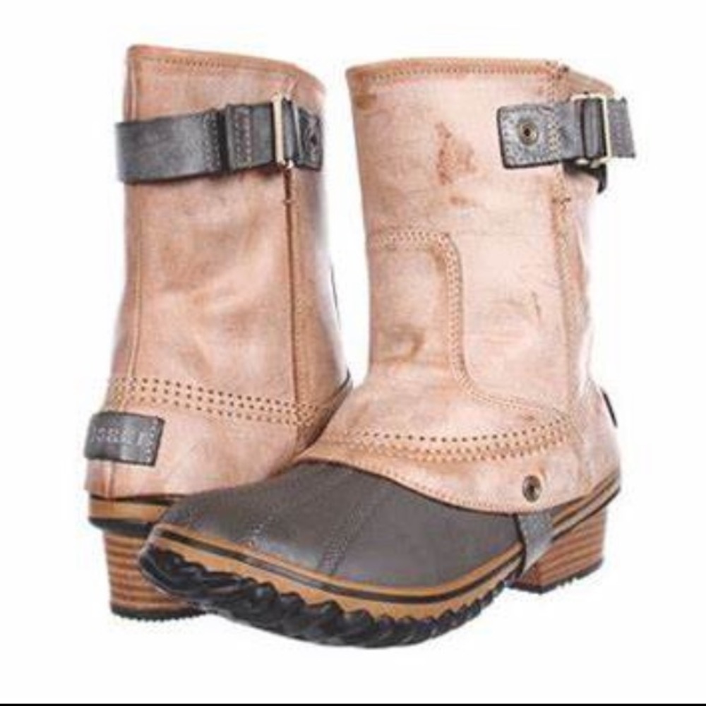 Sorel Slimpack Riding Boots Short RARE